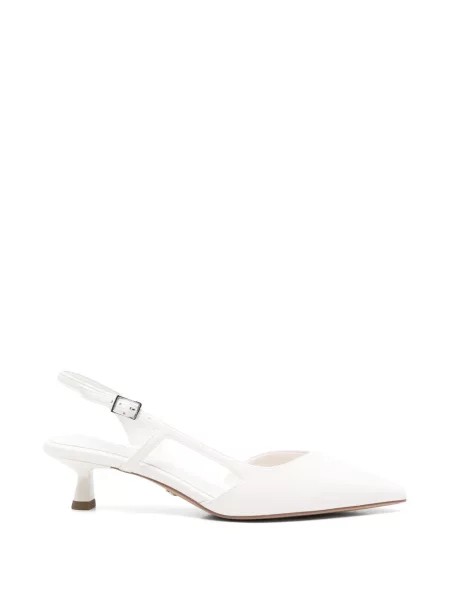 Pantofi cu toc Tamaris slingback alb