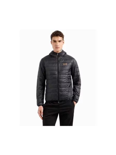 Kompaktowa kurtka puchowa Emporio Armani Ea7 czarna