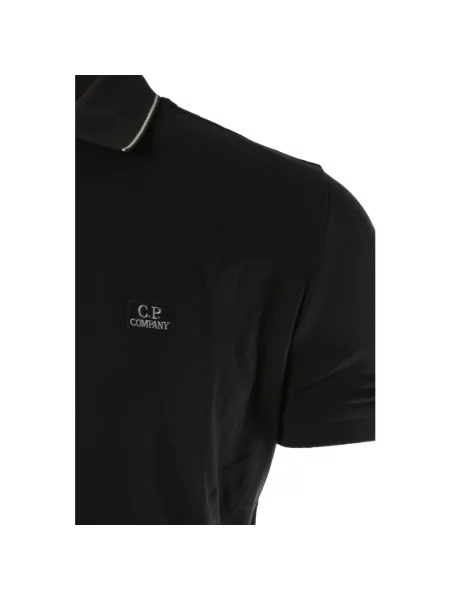 Koszulka polo C.p. Company z logo czarna