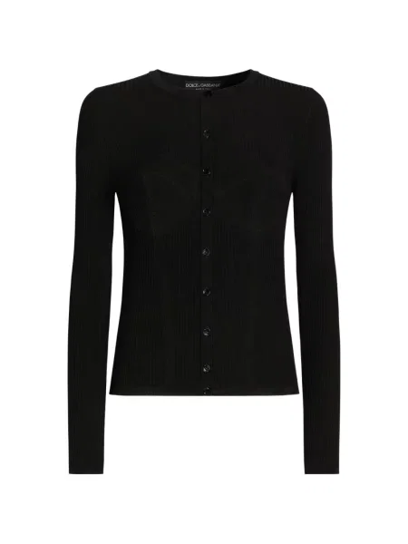 Cardigan Dolce & Gabbana tricotate negru