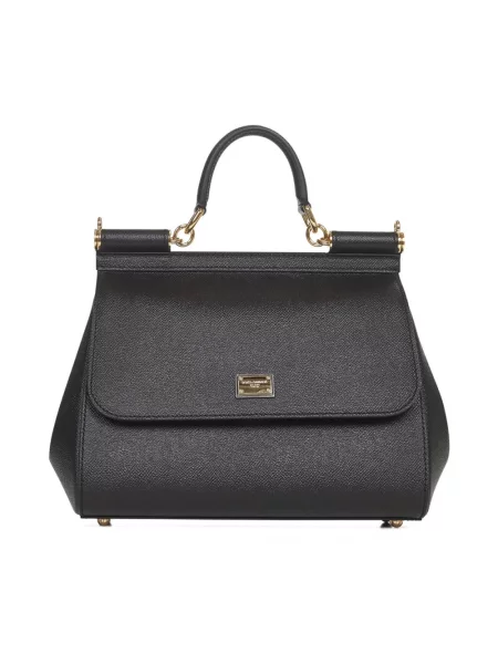 Torebka Dolce And Gabbana skórzana czarna