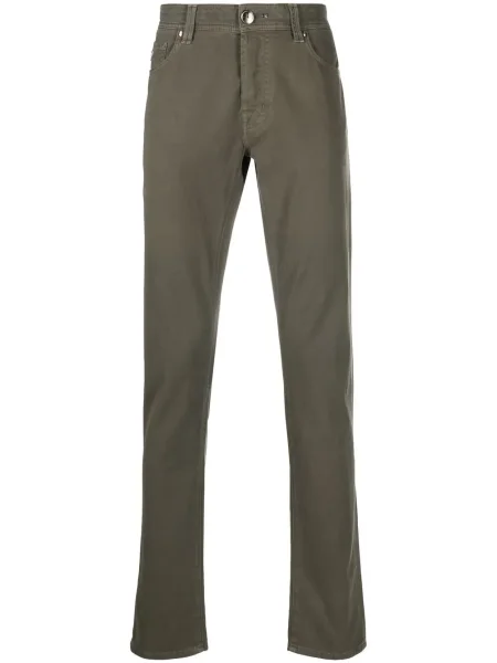 Straight fit džíny Sartoria Tramarossa zelené