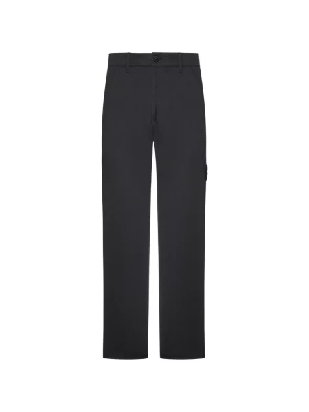 Pantaloni Stone Island cu strasuri negru