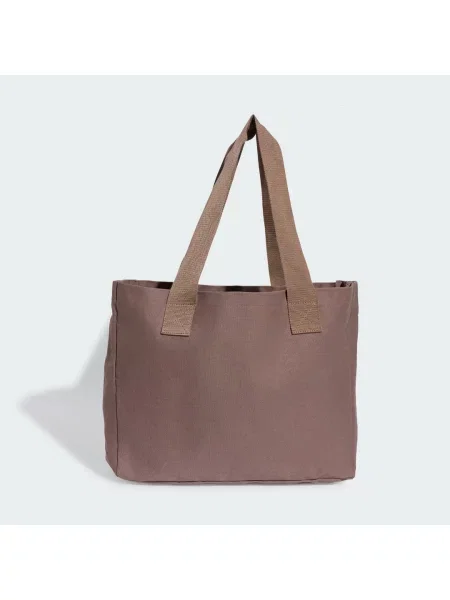 TORBA THREE STRIPES STUDIO CANVAS TOTE BAG brązowa