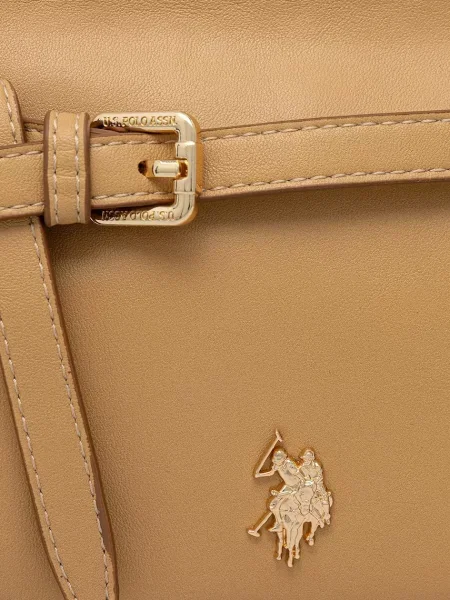 U.S. Polo Assn. női műbőr oldaltáska GUILDFORD sárga