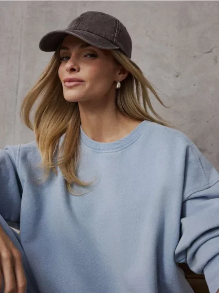 Mohito Marškinėliai oversize melsva
