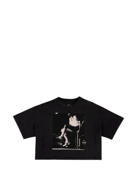 Sneakerși Nike cu imagine cu model leopard fără mâneci negru