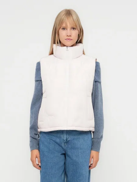 HOLLISTER Vestă pastel roz