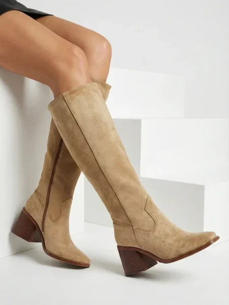 Botine Resti din piele maro