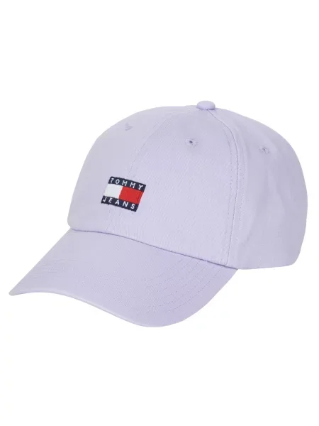 Kavbojke Tommy Hilfiger s cvetličnim vzorcem vijolična