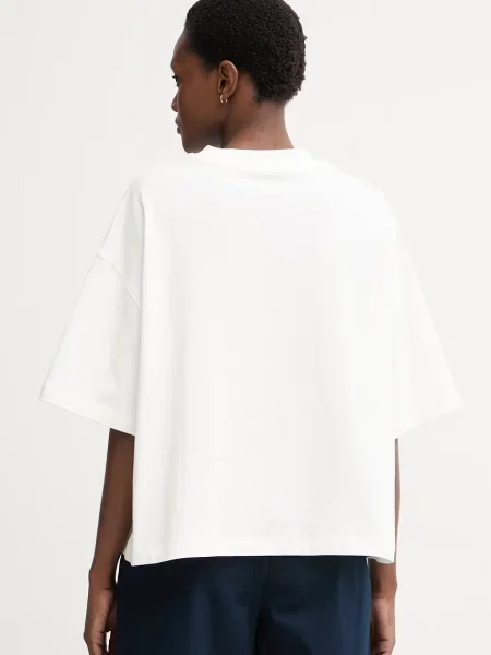 Tommy Hilfiger T-shirt oversize beżowa
