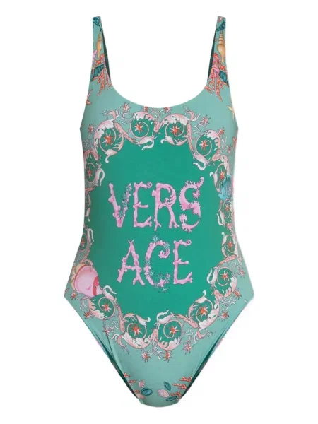 Costum de baie Versace cu imagine verde