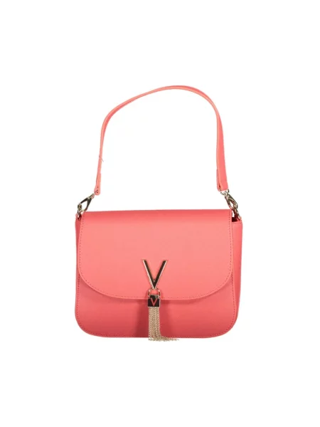 Lniana torebka Valentino różowa