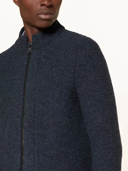 Grasegger Sweter Rozpinany blau granatowy