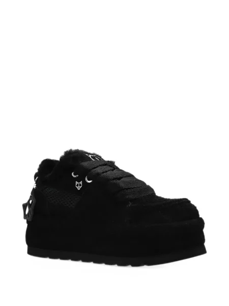 Sneakerși Naked Wolfe cu platformă negru