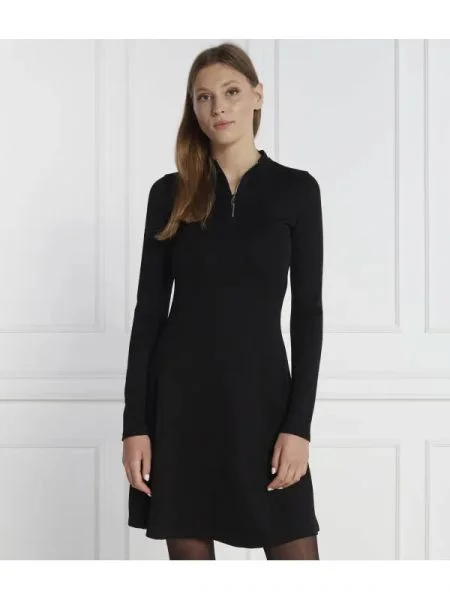 HUGO Rochie Nessira negru