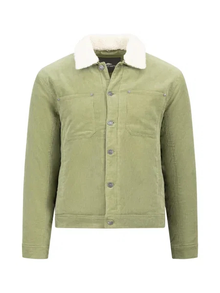 Демісезонна куртка Fynch-Hatton світло-зелений бавовна/поліестер зелена
