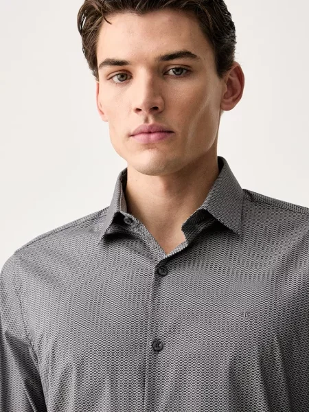 Calvin Klein férfi ing elasztánnal szürke