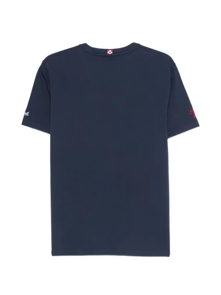 Tricou Mc2 Saint Barth cu broderie albastru