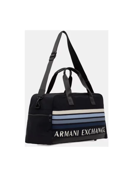 Armani Exchange torba podróżna granatowa