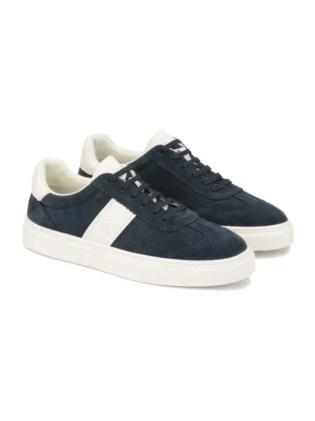 Sneakersy Kazar zamszowe białe