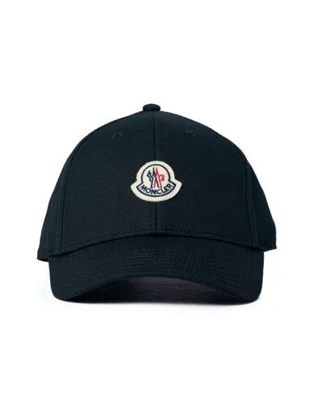 Czapka z daszkiem Moncler czarna