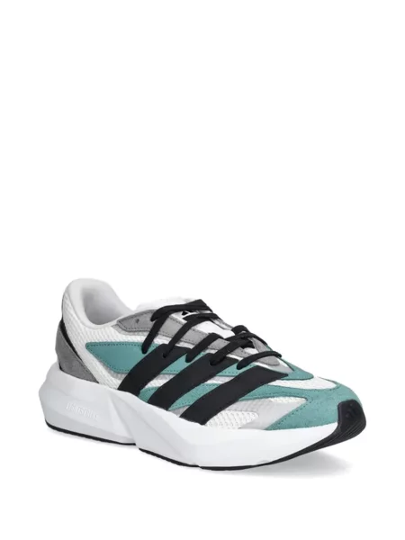 Pantaloni Adidas tricotate cu autograf alergare albastru