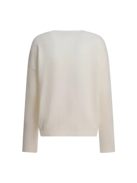 Sweter Max Mara wełniany biały