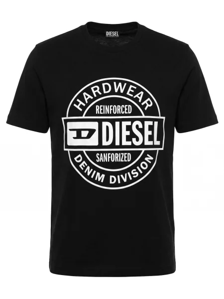 DIESEL Tricou T-JUST negru