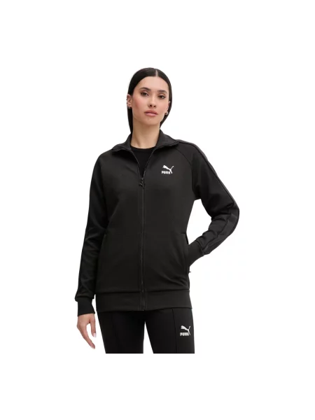 Puma kurtka T7 Track gładka czarny