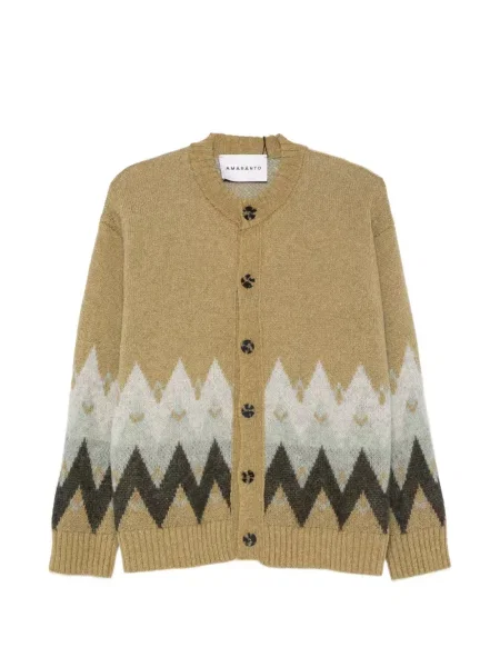 Cardigan Amaranto tricotate verde