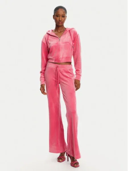 Juicy Couture Teplákové kalhoty Christine Flared Leg růžová