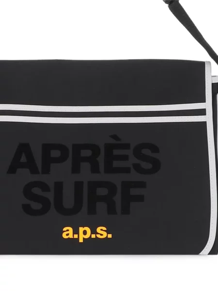 Geantă Après Surf cu imagine negru