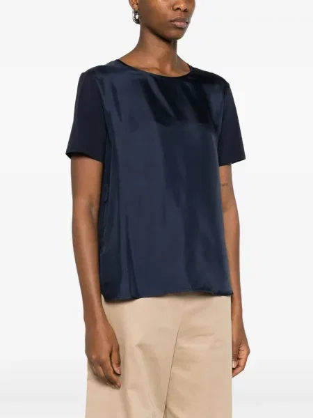 Top Max Mara scurt albastru