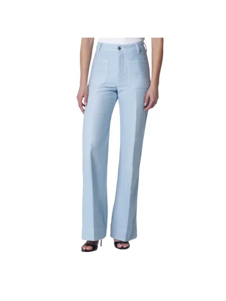 Jeansy Victoria Beckham niebieskie