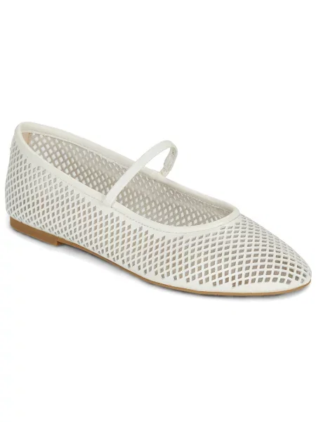 Pantofi cu toc Lauren Ralph Lauren alb