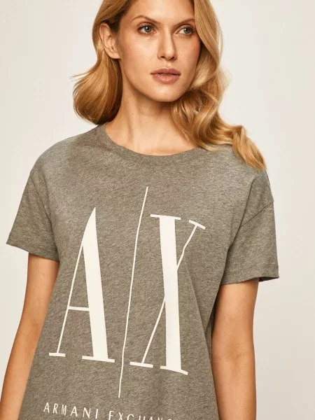 Armani Exchange T-shirt szara