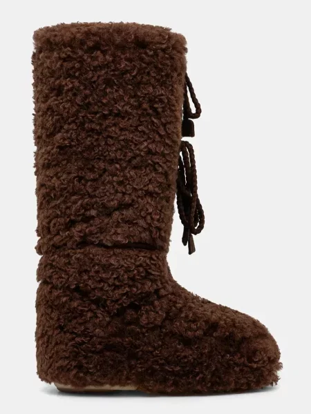 Зимові чоботи Moon Boot MB ICON CURLY EXTRA коричневий