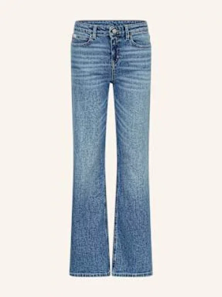 Calvin Klein Džíny Wide Leg Fit authentic denim modré