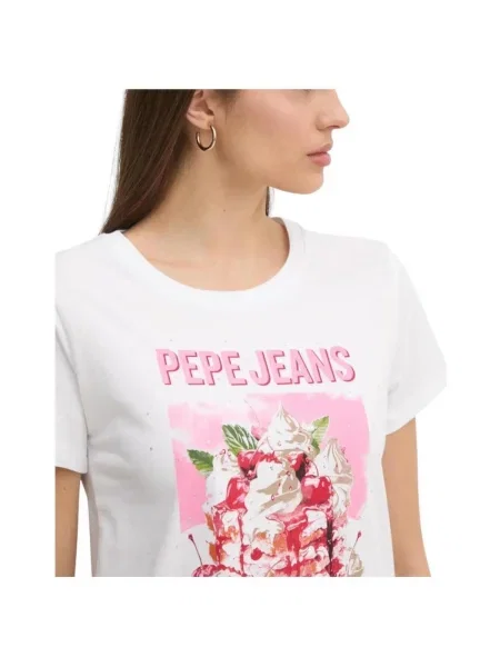 Tricou Pepe Jeans alb