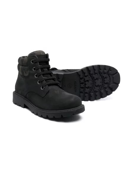 Buty do kostki dziecięce Geox czarne