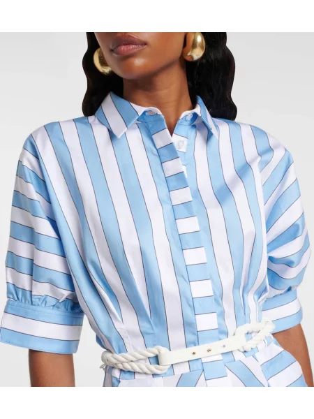 Rochie Rebecca Vallance cu dungi albastru