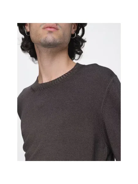 Sweter Fay wełniany brązowy