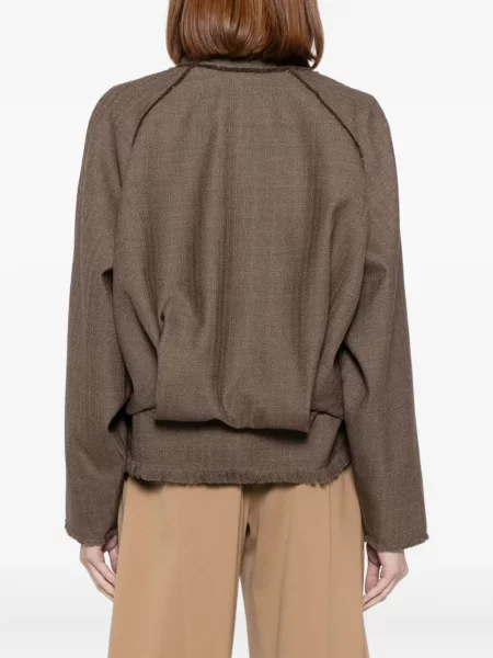 Geacă Yangkehan drapată maro