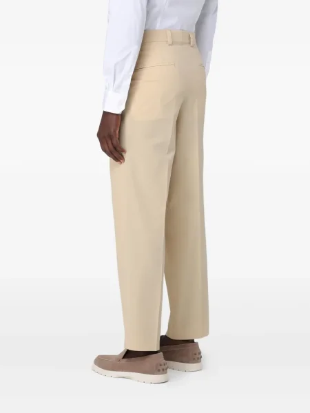 Pantaloni Hugo plisate maro