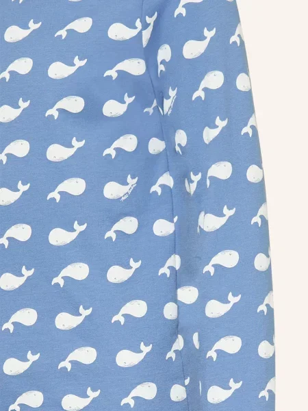 Petit Bateau Piżama blau biała