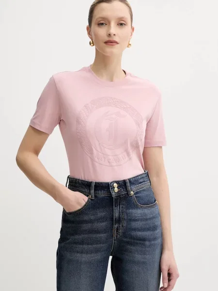 Тениска Just Cavalli дамска розово