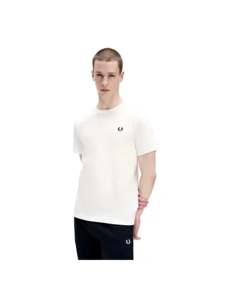 T-shirt FRED PERRY Crew Neck Tee Snow White M biała