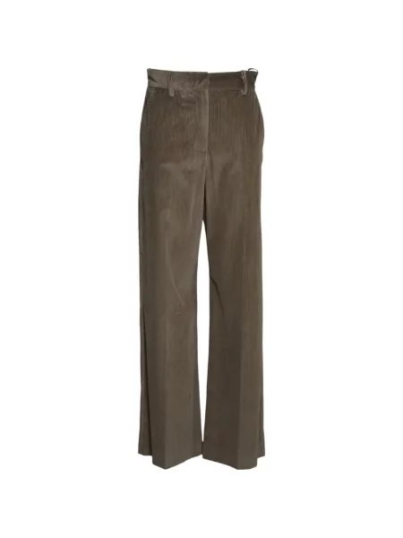 Pantaloni Weekend Max Mara de catifea verde
