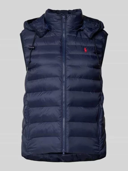 Polo Ralph Lauren bezrękawnik z kapturem granatowa